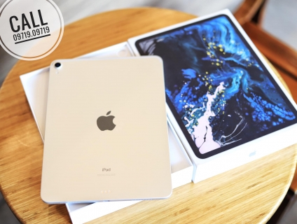 iPad Pro 11-inch 2018 256Gb SILVER Fullbox hàng Mĩ cực mới long lanh.