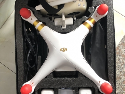 Flycam Phantom 3 pro nhiều đồ chơi, quay 4k, 2 pin, sóng mạnh vi vu