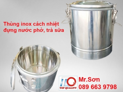 Bán thùng inox giữ nhiệt cỡ lớn 120 Lít giá rẻ tại Hà Nội